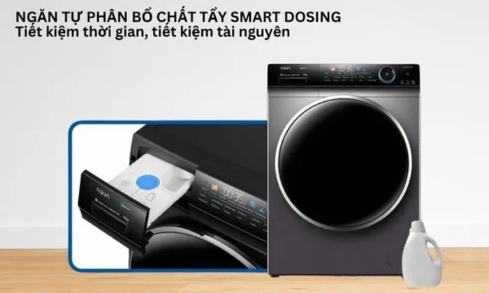 Tự phân bổ nước giặt xả thông minh Smart Dosing